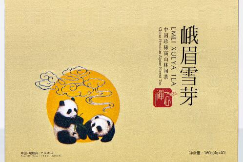 峨眉雪芽品牌logo與食品包裝設(shè)計(jì)欣賞(圖2)