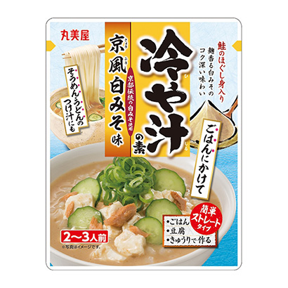 包裝創(chuàng)意設計欣賞限時涼汁的素京風白味噌味丸美屋食品工業(yè)(圖1)