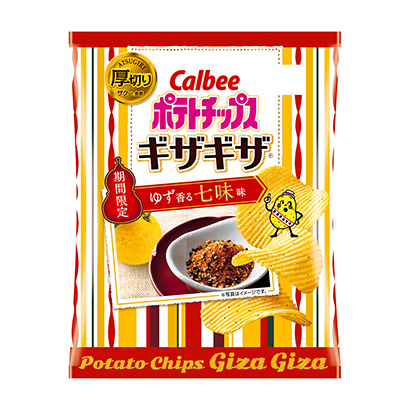 包裝設(shè)計公司推薦薯片鋸齒柚子香的七味卡比包裝設(shè)計欣賞(圖1)