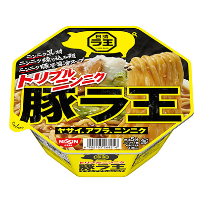 包裝設(shè)計公司推薦日清三大蒜豬豬王、、大蒜日清食品包裝設(shè)計欣賞(圖1)