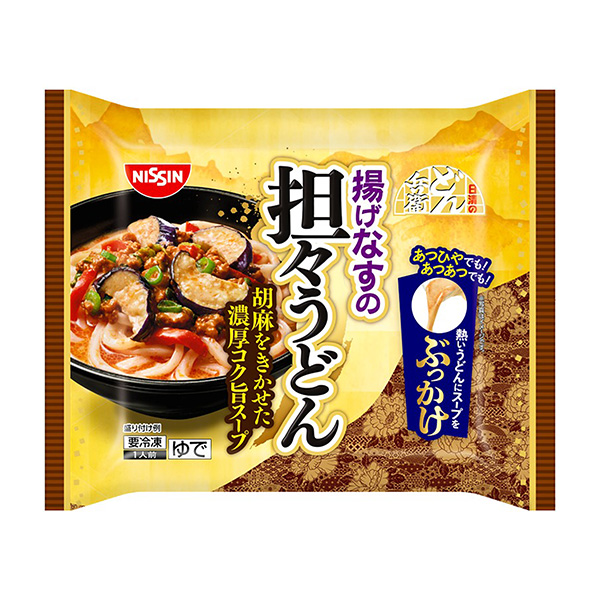 冷凍日清的烏冬兵衛(wèi)油炸豆腐擔(dān)烏冬面澆風(fēng)格日清食品冷凍包裝設(shè)計欣賞(圖1) 冷凍日清的烏冬兵衛(wèi)油炸豆腐擔(dān)烏冬面澆風(fēng)格日清食品冷凍包裝設(shè)計欣賞(圖1)