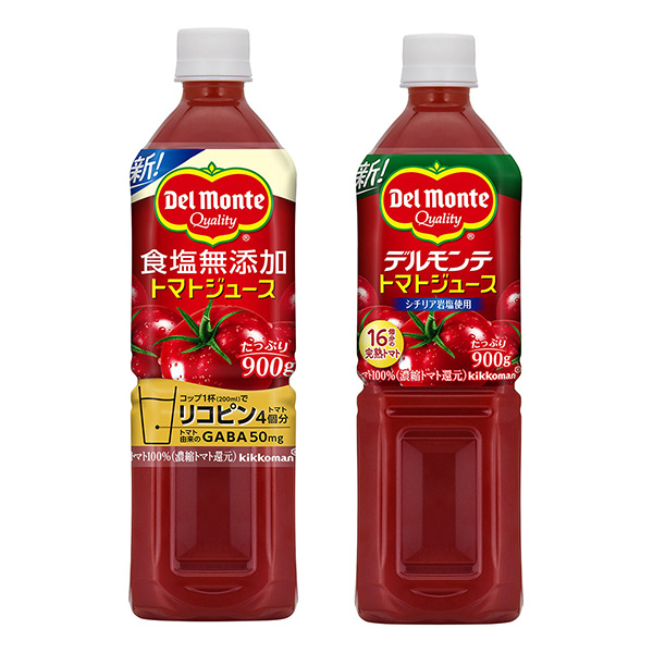 戴爾蒙特無食鹽番茄汁基科曼食品果實清涼飲料包裝設計(圖1)