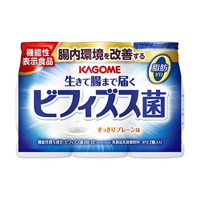 活著到達腸道的雙歧桿菌清爽的平面味道可果美健康食品包裝設計(圖1)