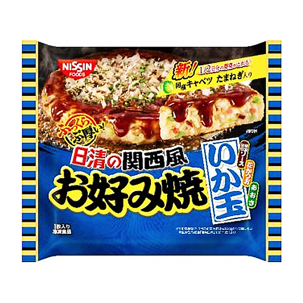 冷凍日清的關(guān)西風(fēng)大阪燒墨魚球包裝設(shè)計欣賞(圖1) 冷凍日清的關(guān)西風(fēng)大阪燒墨魚球包裝設(shè)計欣賞(圖1)