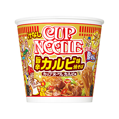 杯面鮮味辣排骨味炒面日清食品面類包裝設(shè)計(圖1) 杯面鮮味辣排骨味炒面日清食品面類包裝設(shè)計(圖1)