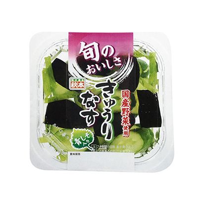 黃瓜配菜秋本食品咸菜咸煮包裝設計(圖1)