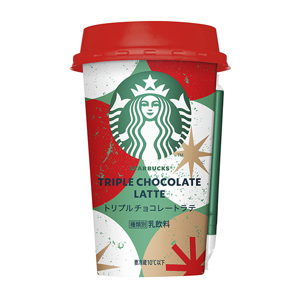 星巴克冰糕杯三巧克力拿鐵三得利食品國際包裝設計(圖1)