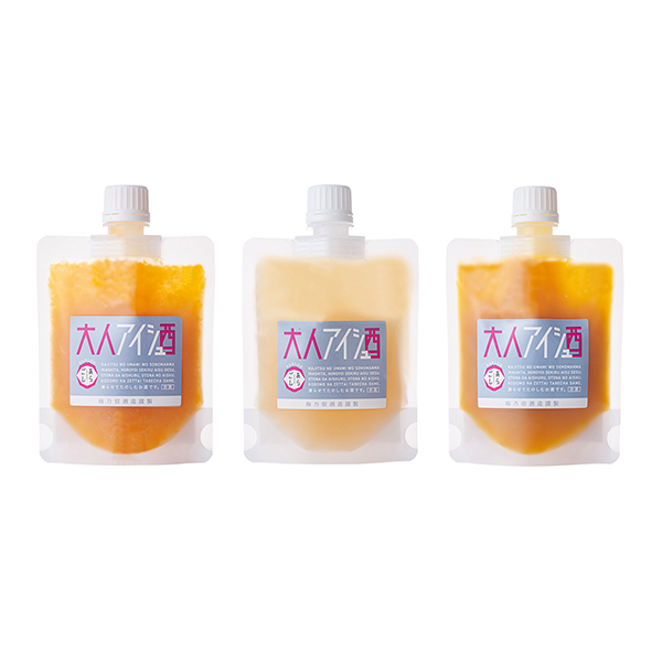 包裝設(shè)計(jì)欣賞PARLOR風(fēng)暴大人愛(ài)什3種套裝(梅乃宿酒造) (圖1)