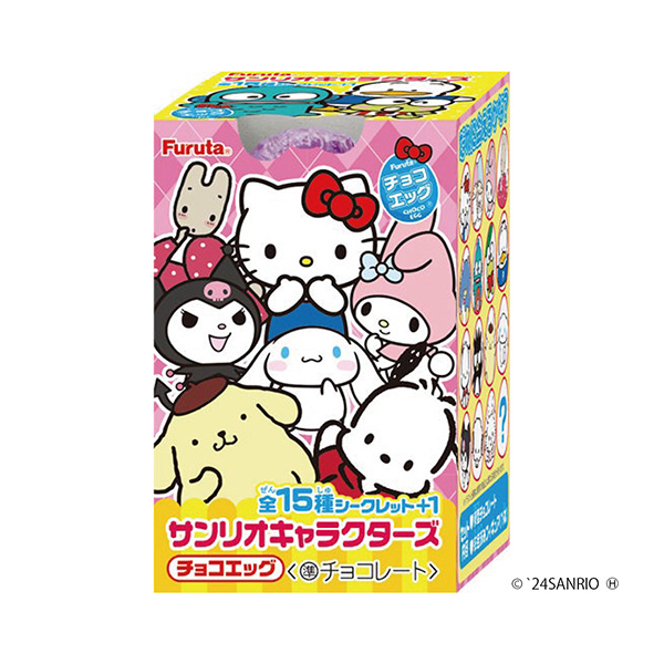 包裝設(shè)計欣賞巧克力蛋＜三麗鷗卡通人物＞ (鄰苯二甲酸糖果) (圖1)